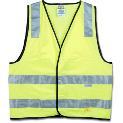 Maxisafe Hi-Vis Day Night Safety Vest Yellow 2XL