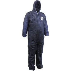 Maxisafe Chemguard Coveralls Disposable SMS Blue 3X Large