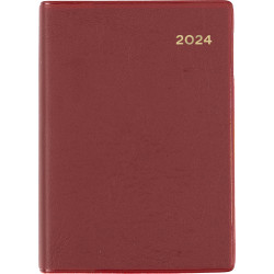 Collins Belmont Pocket Diary A7 Week To View Burgundy