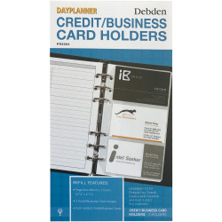 Debden Dayplanner Refill Credit/Business Card Holder Personal Edition 172X96mm