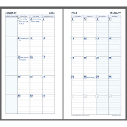 Debden Dayplanner Refill Personal 96x172mm Dated Month To View