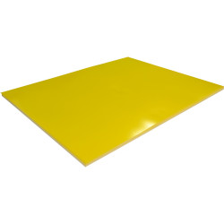 Rainbow Surface Board 510x640mm 300gsm Double Sided Yellow Pack of 20