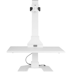 Ergovida Electric Desktop Sit-Stand Single Monitor Riser 645Wx720Dx700-1200mmH White