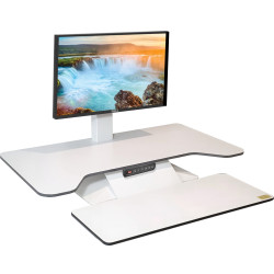 Standesk Pro Electric Desk Top Sit Stand Unit With 3 Button Memory Controller White