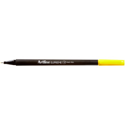 Artline Supreme Fineliner Pen 0.4mm Yellow Pack Of 12