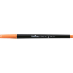 Artline Supreme Fineliner Pen 0.4mm Pastel Orange Pack Of 12