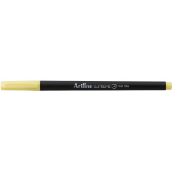 Artline Supreme Fineliner Pen 0.4mm Pastel Yellow Pack Of 12
