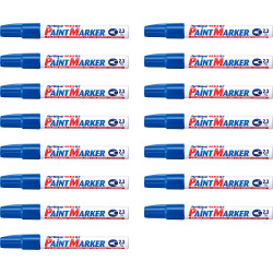 Artline 400XF Paint Marker Medium Bullet 2.3mm Blue Pack Of 15