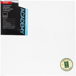 Jasart Academy Stretched Canvas 12 x 12 Inch Thin Edge 280gsm