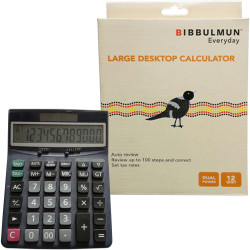 Bibbulmun Desktop Calculator 12 Digit Large