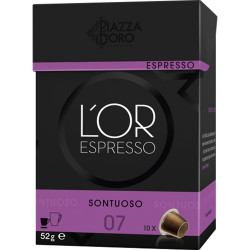 LOR ESPRESSO COFFEE PODS Sontuoso Pack of 10
