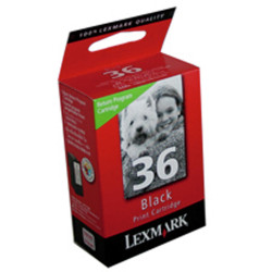 LEXMARK #36 BLACK INK CART 18C2130A Return Program