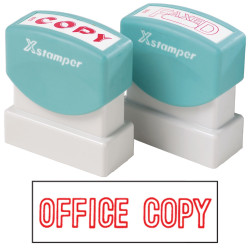 XSTAMPER -1 COLOUR -TITLES D-F 1064 Office Copy Red