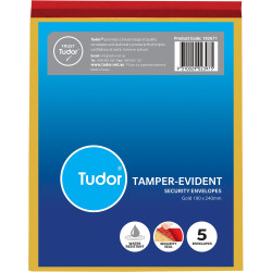 TUDOR TAMPER EVIDENT Security Envelope 190x240mm