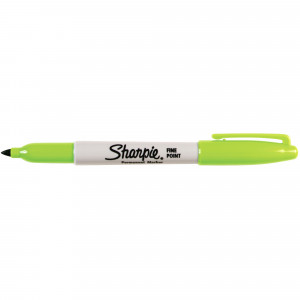 Sharpie Fine Point Marker Permanent 1.0mm Fine Lime