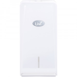 Livi Interleave Toilet Tissue Dispenser White