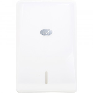 Livi Compact Interleave Hand Towel Dispenser White