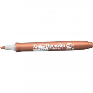 Artline Decorite Metallic Markers Bullet 1.0mm Bronze Box Of 12