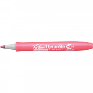 Artline Decorite Metallic Markers Bullet 1.0mm Pink Box Of 12