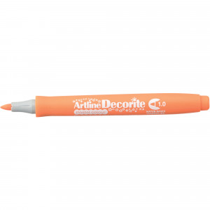 Artline Decorite Markers 1.0mm Bullet Pastel Orange Box of 12