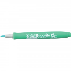 Artline Decorite Pastel Markers Brush Nib Green Box Of 12