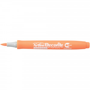 Artline Decorite Pastel Markers Brush Nib Orange Box Of 12