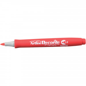Artline Decorite Markers 1.0mm Bullet Standard Red Box of 12