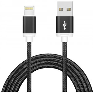 Astrotek USB-A To Lightning Sync Charger Cable 1 Metre Black