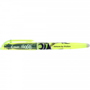 Pilot Frixion Highlighter Erasable Chisel 4.0mm Yellow