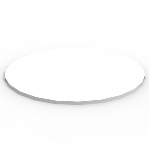 Rapidline Round Table Top Only 900mm Diameter x 25mmH White