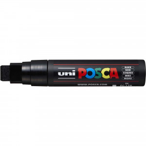 Uni Posca Paint Marker PC-17K  Extra Broad 15mm Tip  Black