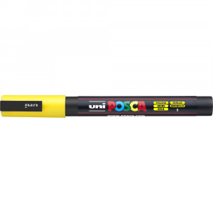Uni Posca PC-3M Paint Marker  Fine Bullet 1.3mm Yellow