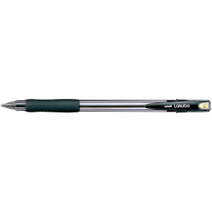 Uni SG100 Lakubo Ballpoint Pen Comfort Grip Broad 1.4mm Black Pack of 12
