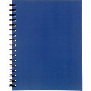 Spirax 511 Hard Cover Notebook A5 Ruled 200 Page Side Opening Blue