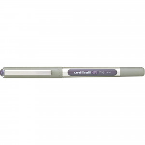 Uni-Ball UB157 Eye Rollerball Pen Fine 0.7mm Violet Pack of 12