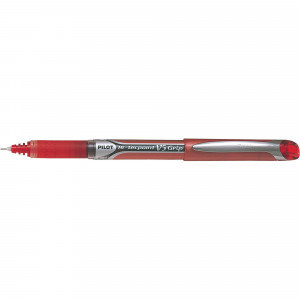 Pilot V5 Hi-Tecpoint Grip Rollerball Pen Extra Fine 0.5mm Red