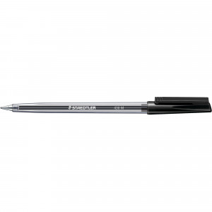 Staedtler 430 Stick Ballpoint Pen Medium 1mm Black