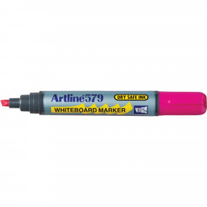 Artline 579 Whiteboard Marker Chisel 2-5mm Pink
