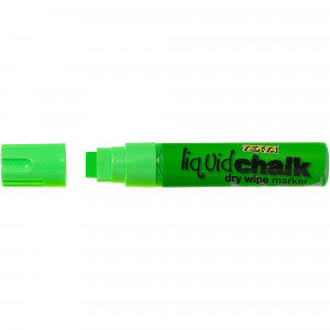 Texta Jumbo Liquid Chalk Marker Dry Wipe Chisel 15mm Green