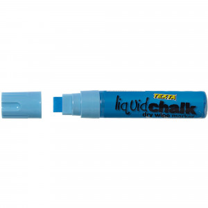 Texta Jumbo Liquid Chalk Marker Dry Wipe Chisel 15mm Blue