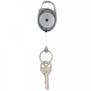 Rexel Snap Lock Key Holder Retractable 60cm Charcoal