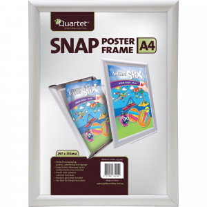 Quartet Instant Snap Poster Frames A4 25mm Aluminium