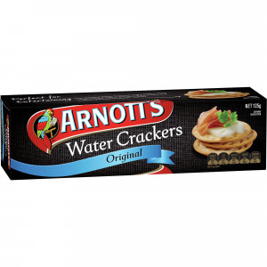 Arnott's Water Crackers Original Biscuits 125gm