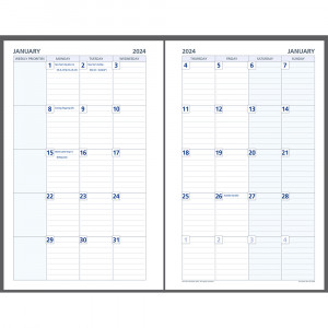 Debden Dayplanner Refill Desk 140x216mm Dated Month To View