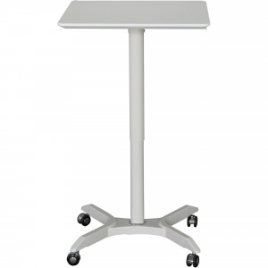 Sylex Helsinki Mobile Height Adjustable Table 600W x 600D x 690-1055mmH White