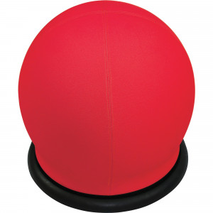 Sylex Swizzle Breakout Ottoman Ball Shape Active Seating Red With Black Base