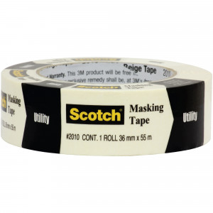 Scotch 2010 Masking Tape 36mmx55m General Purpose Beige