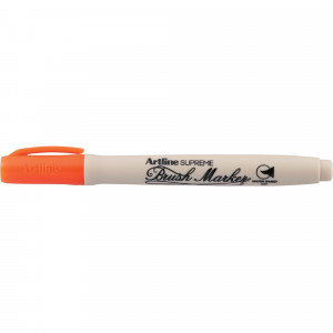 Artline Supreme Brush Markers Orange Box of 12