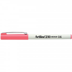 Artline 210 Fineliner Pen 0.6mm Pink Pack Of 12