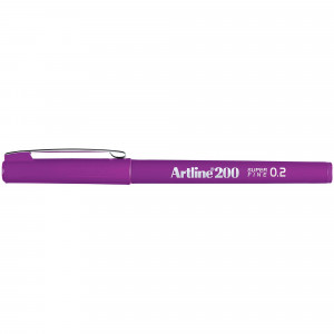 Artline 220 Fineliner Pen 0.2mm Magenta Pack Of 12